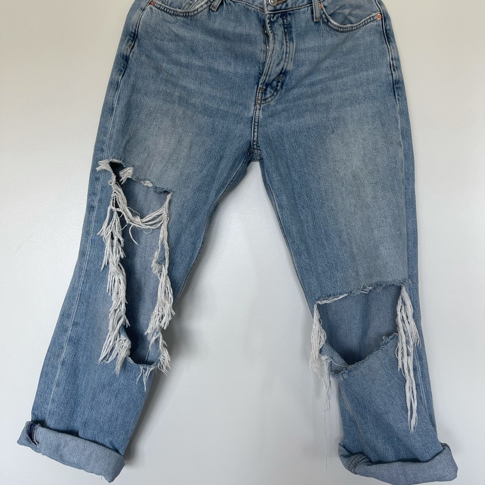 Topshop Hayden Distressed Jeans